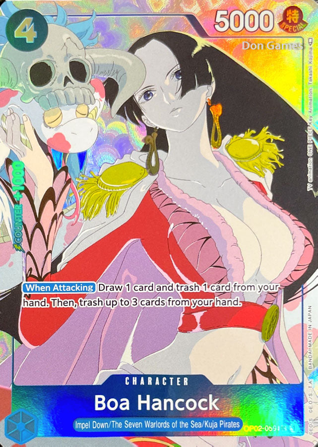 Boa Hancock OP02-059 (Promo) Matching Battle Prize Set 2 Carte ONE - Foto 7