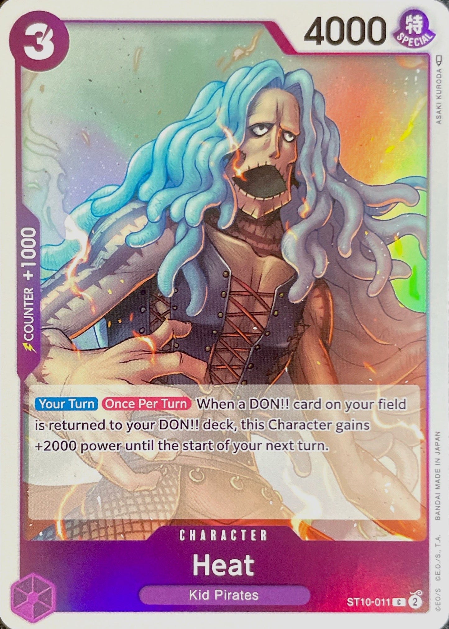 ST10-011 Heat Character Card