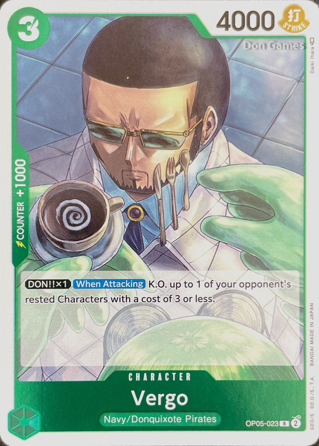 OP05-023 Vergo Character Card
