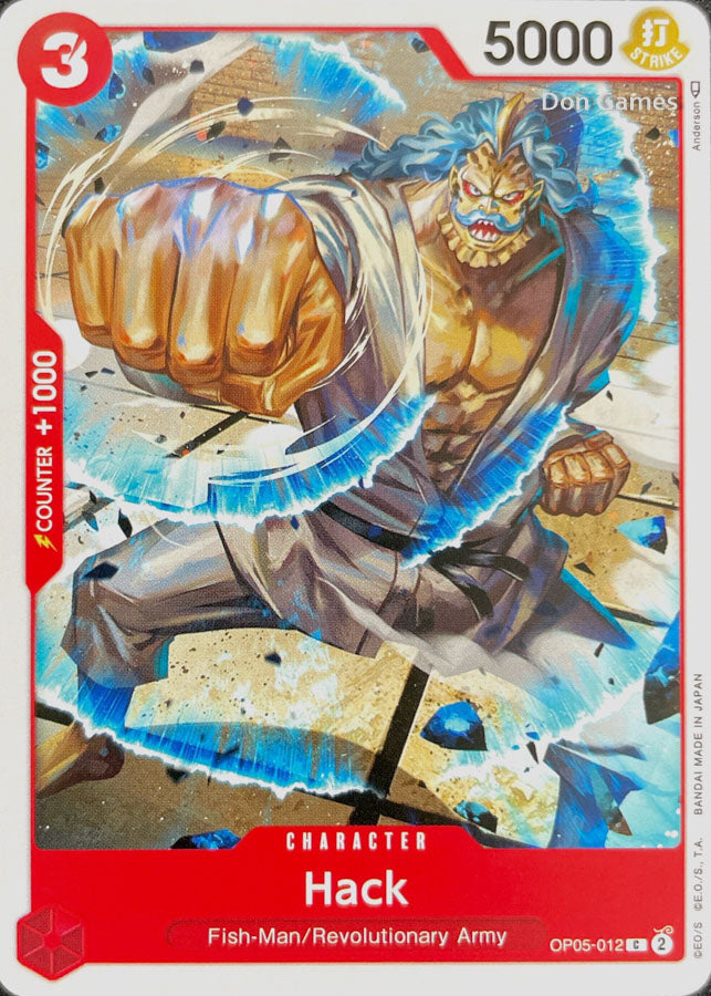 OP05-012 Hack Character Card