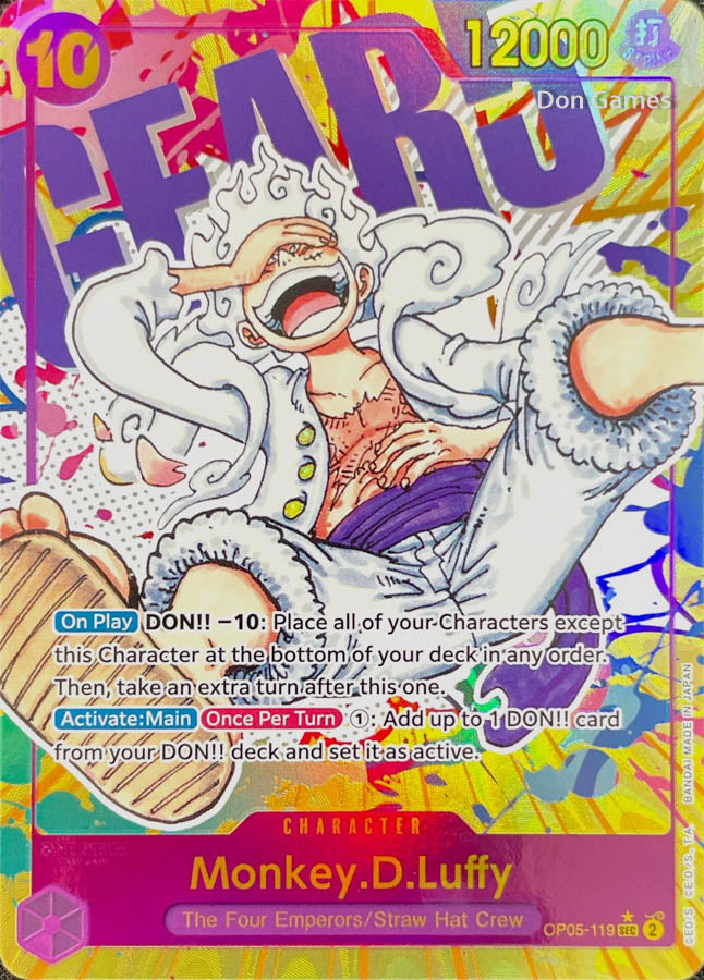 OP05-119 Monkey. D. Luffy Character Card Alternate Art