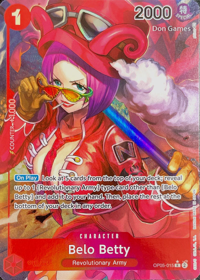 OP05-015 Belo Betty Character Card Alternate Art