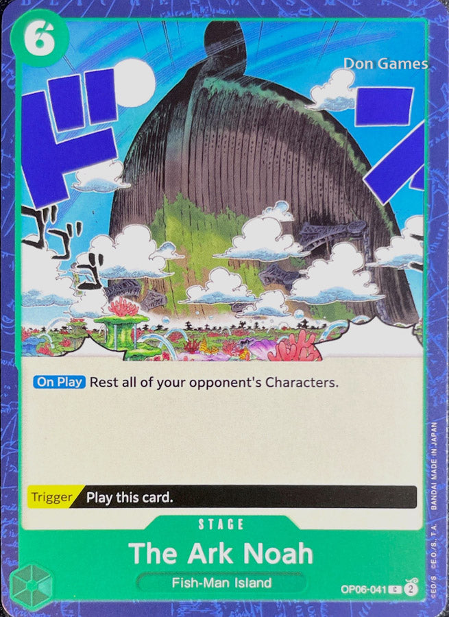 OP06-041 The Ark Noah Stage Card