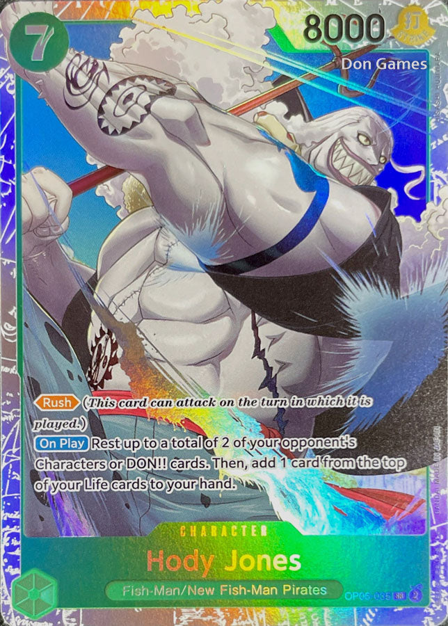OP06-035 Hody Jones Character Card