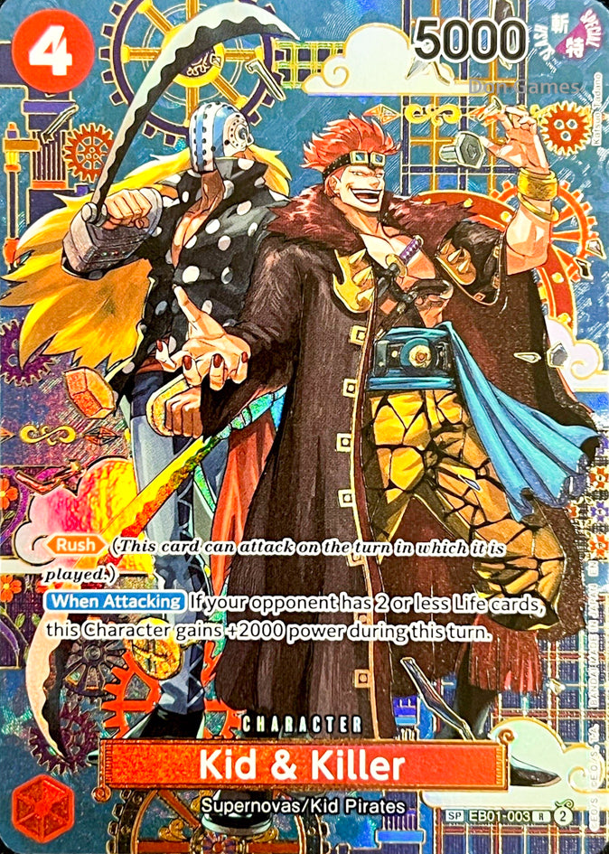 EB01-003 Kid & Killer Character Card Special Alternate Art