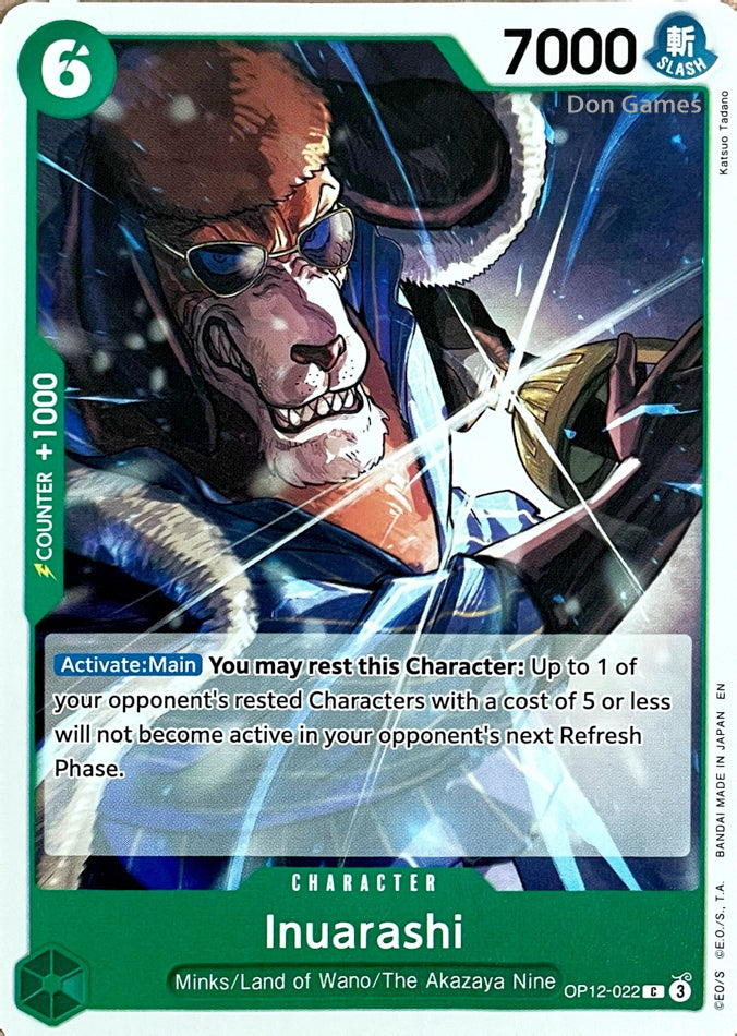 OP12-022 Inuarashi Character Card