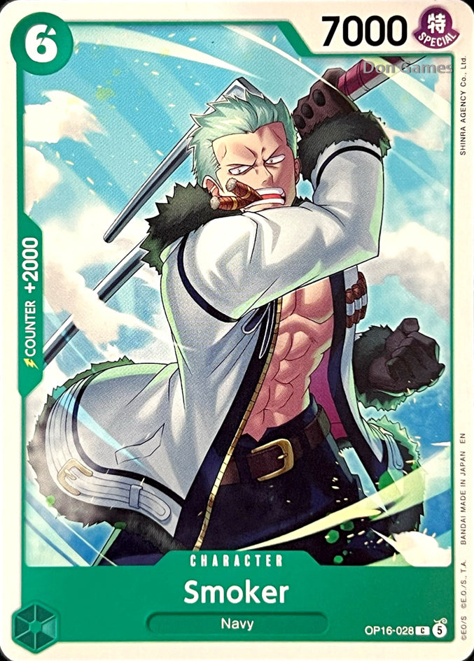 OP16-028 Smoker Character Card