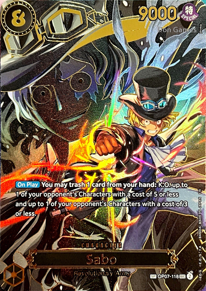 OP07-118 Sabo Character Card Special Alternate Art – Don Games