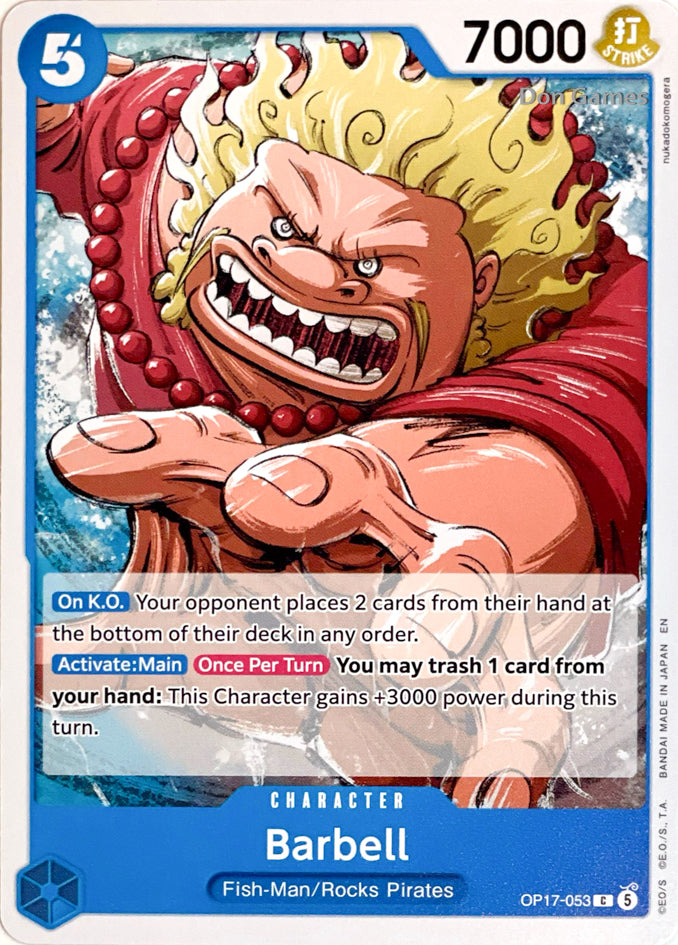 OP17-053 Barbell Character Card