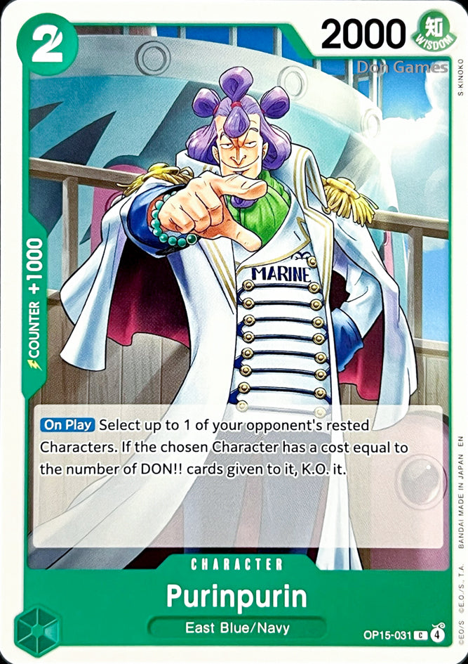 OP15-031 Purinpurin Character Card