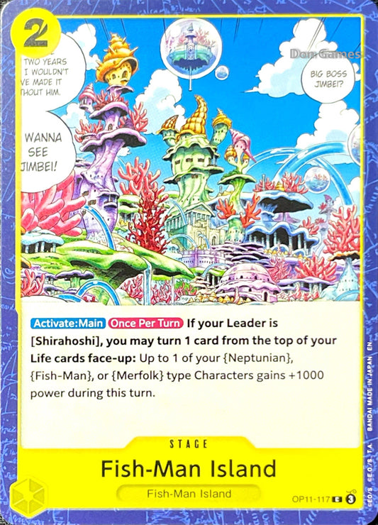 OP11-117 Fish-Man Island Stage Card