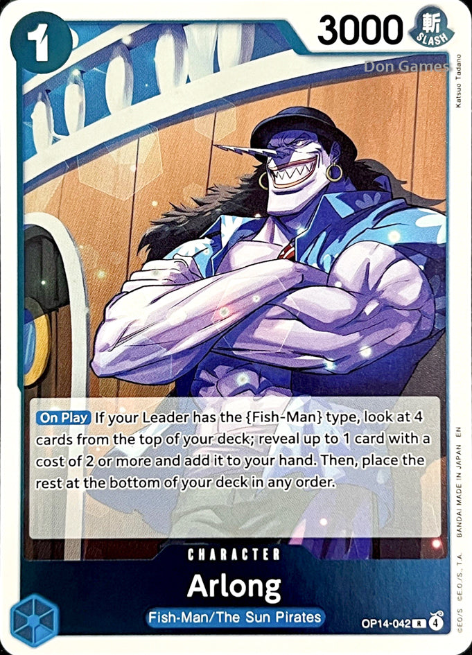 OP14-042 Arlong Character Card