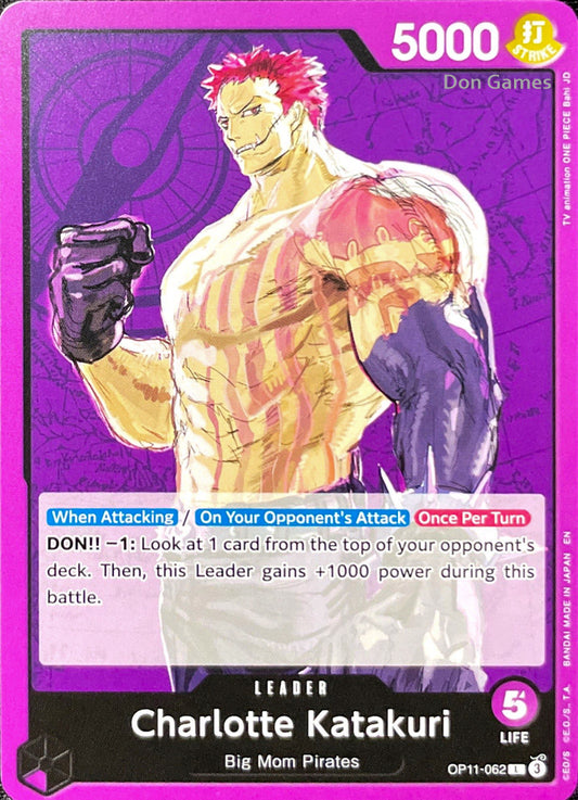 OP11-062 Charlotte Katakuri Leader Card