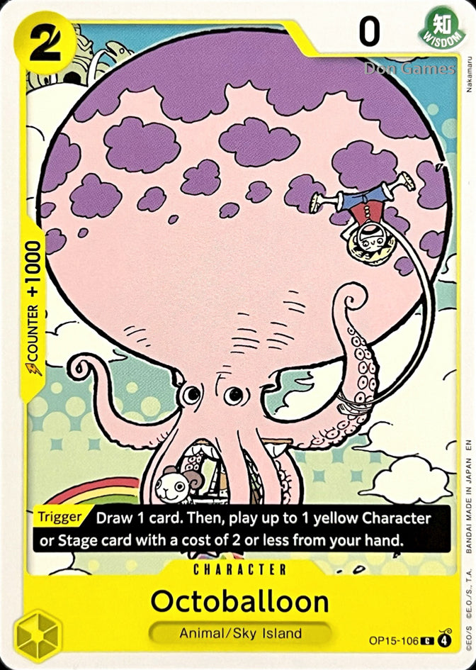OP15-106 Octoballoon Character Card