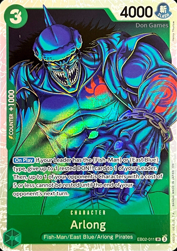 EB02-011 Arlong Character Card