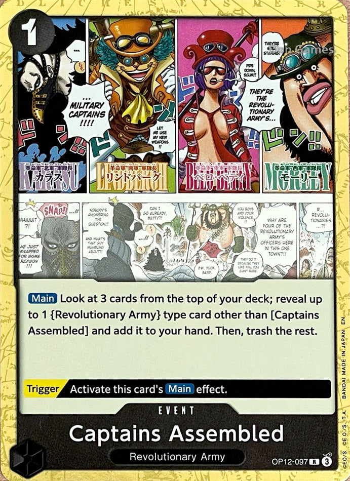 OP12-097 Captains Assembled Event Card
