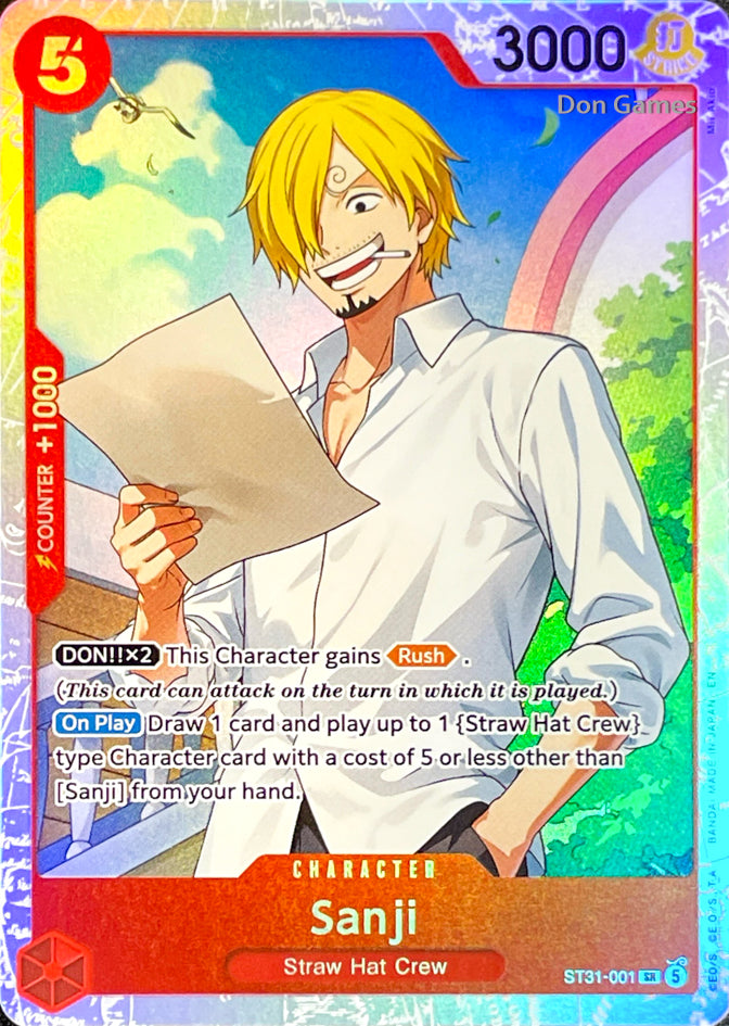 ST31-001 Sanji Character Card