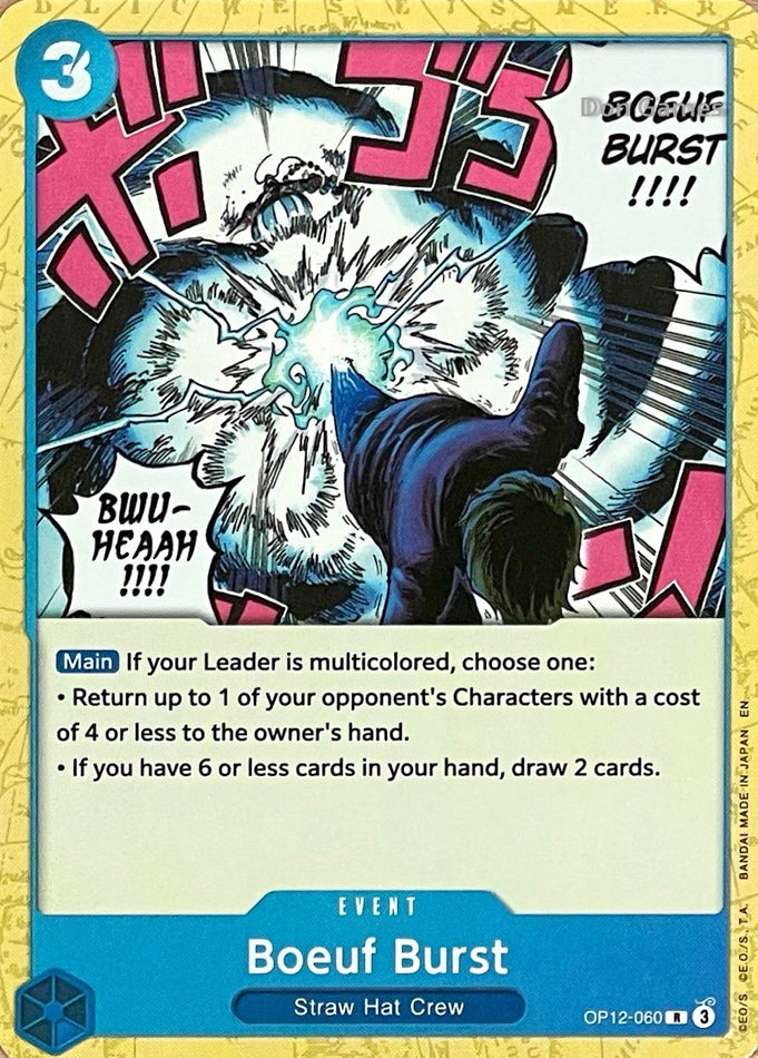 OP12-060 Boeuf Burst Event Card