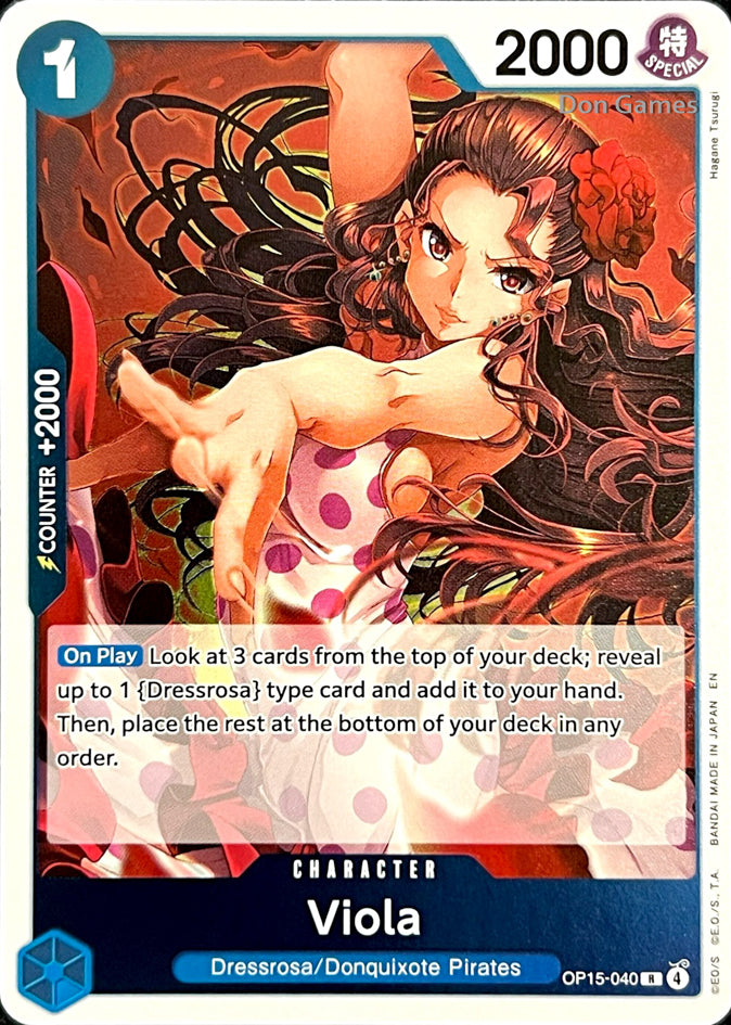 OP15-040 Viola Character Card