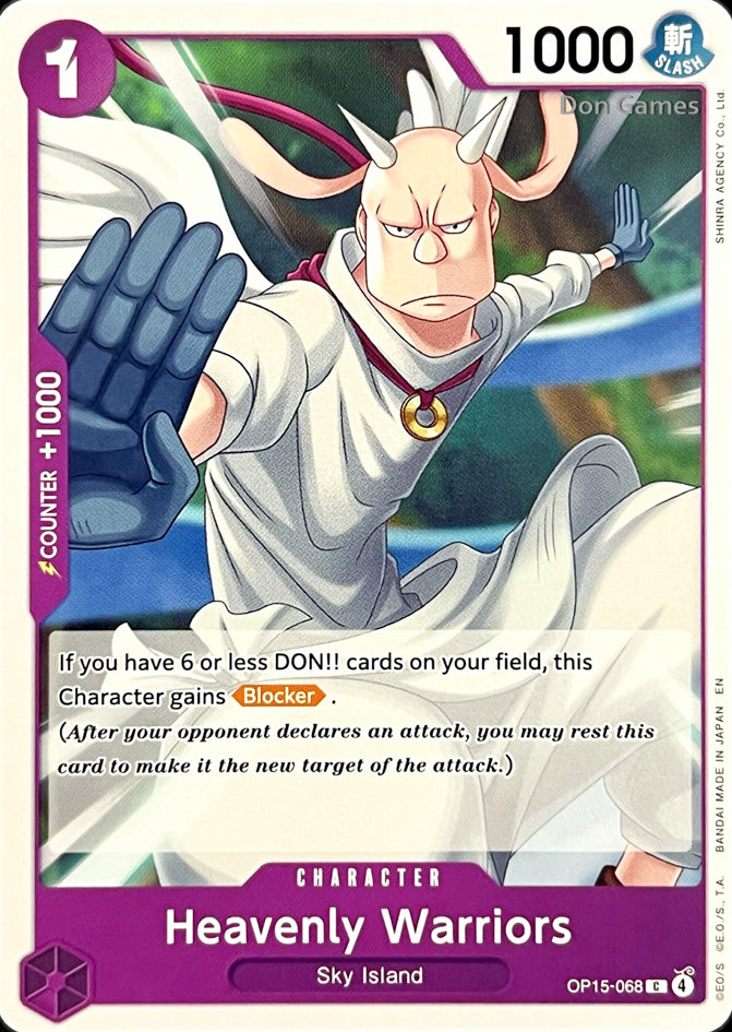 OP15-068 Heavenly Warriors Character Card
