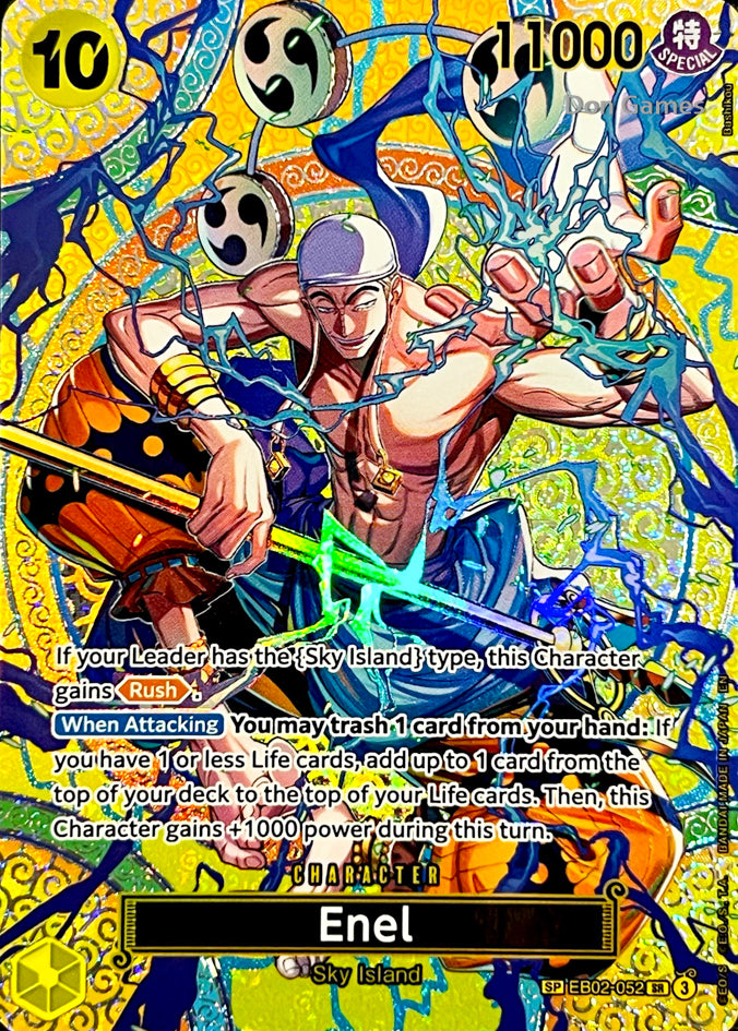 EB02-052 Enel Character Card Special Alternate Art – Don Games