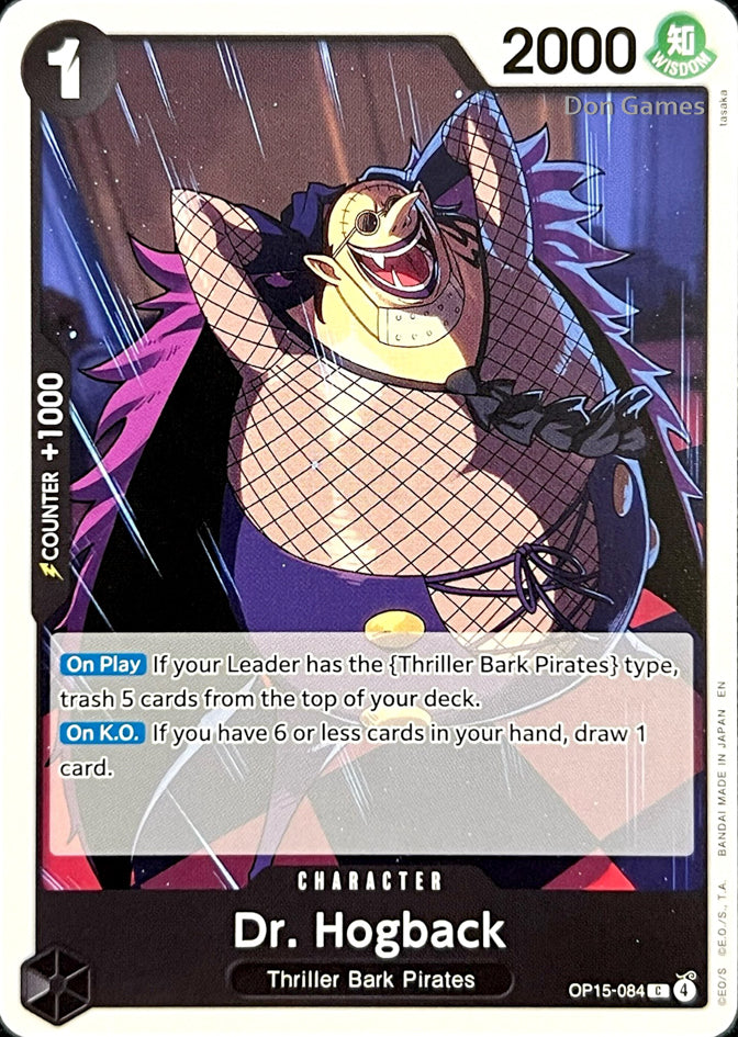 OP15-084 Dr. Hogback Character Card