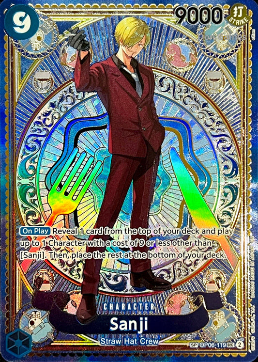 OP06-119 Sanji Character Card SP Alternate Art