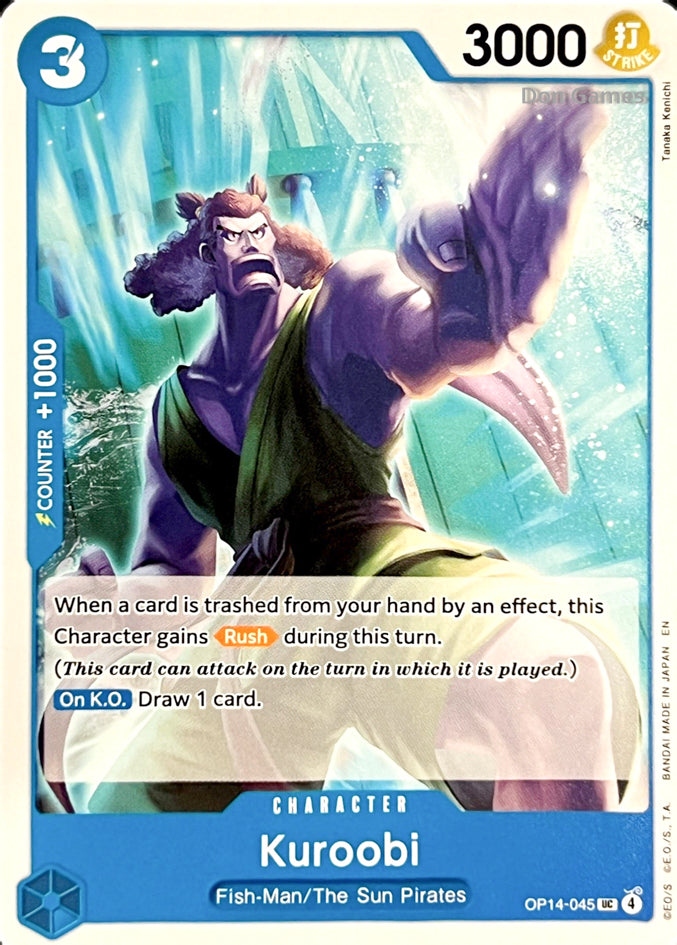 OP14-045 Kuroobi Character Card