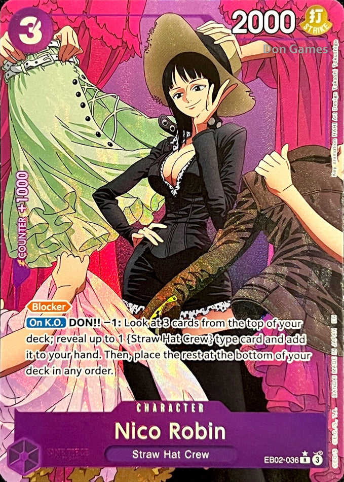EB02-036 Nico Robin Character Card Alternate Art