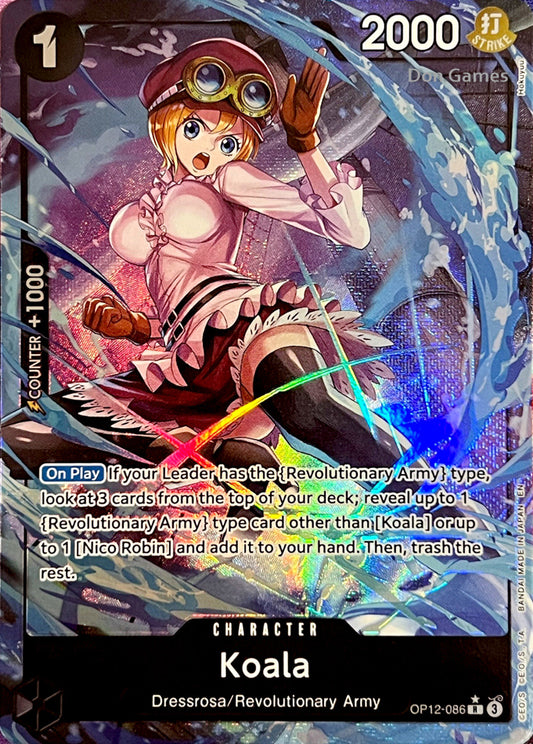 OP12-086 Koala Character Card Alternate Art