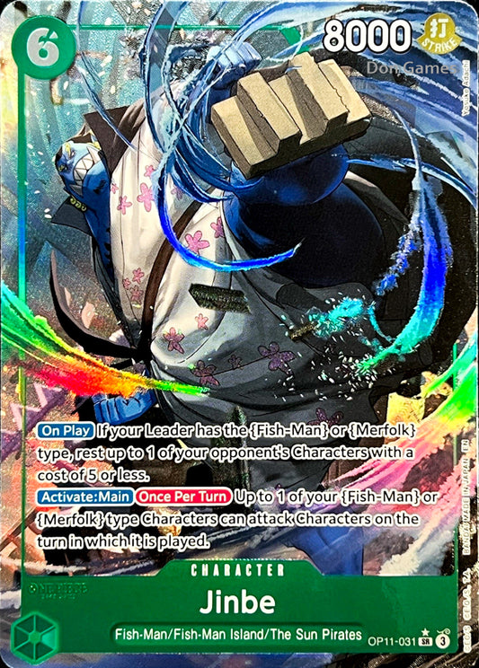 OP11-031 Jinbe Character Card Alternate Art