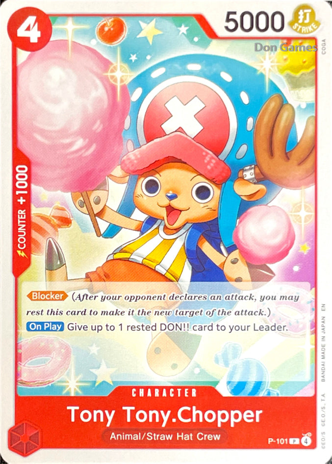 P-101 Tony Tony. Chopper Character Card Promo