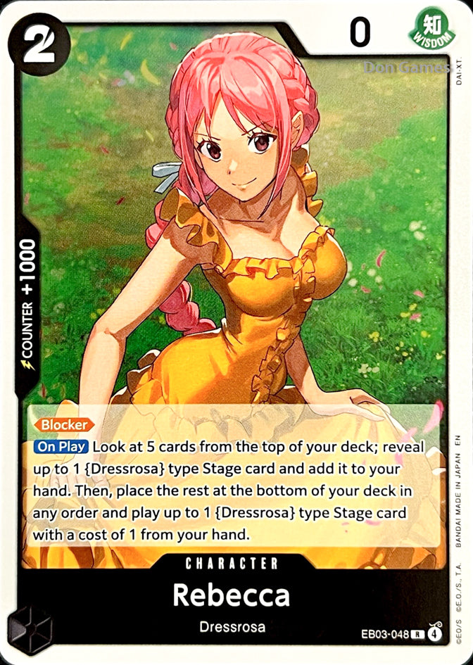 EB03-048 Rebecca Character Card
