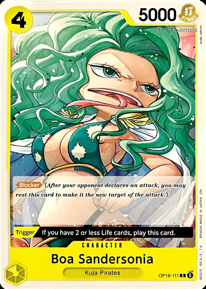 OP16-111 Boa Sandersonia Character Card
