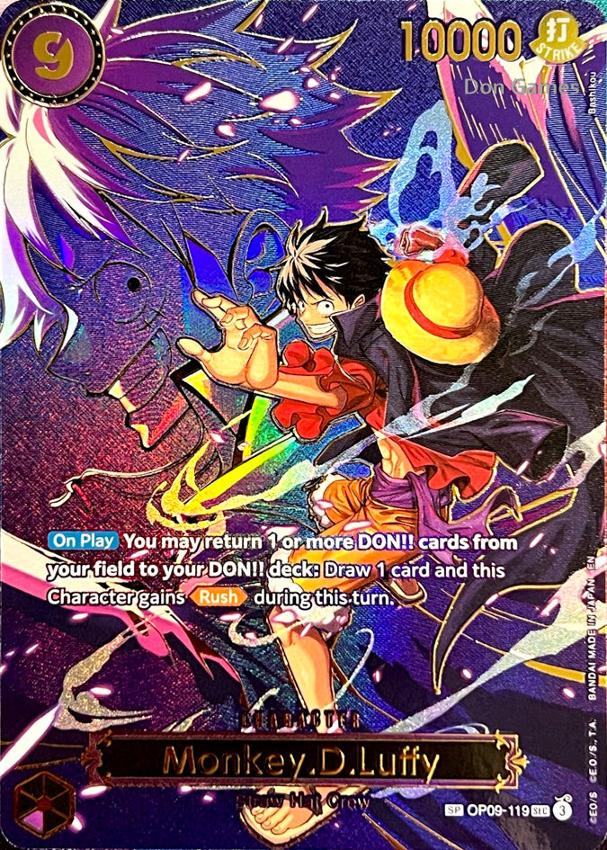 OP09-119 Monkey. D. Luffy Character Card Special Alternate Art