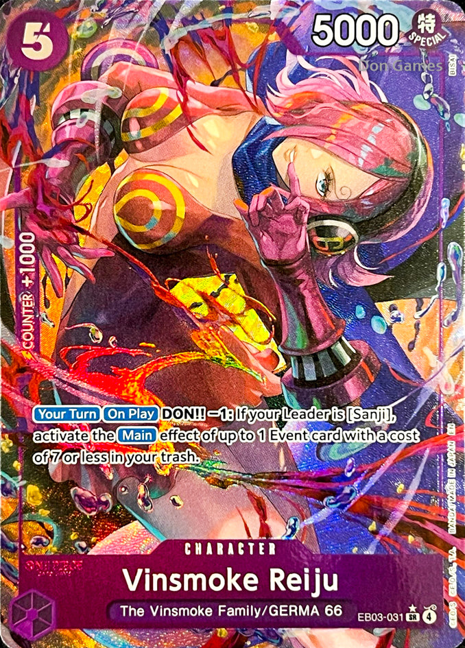 EB03-031 Vinsmoke Reiju Character Card Alternate Art
