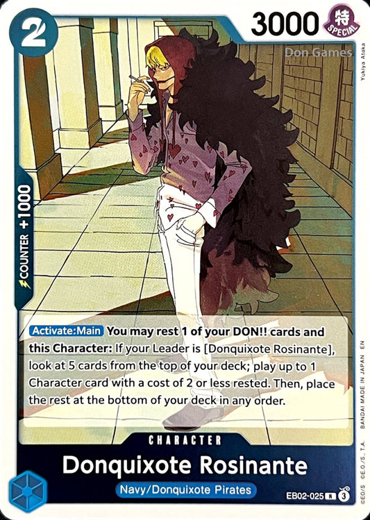 EB02-025 Donquixote Rosinante Character Card