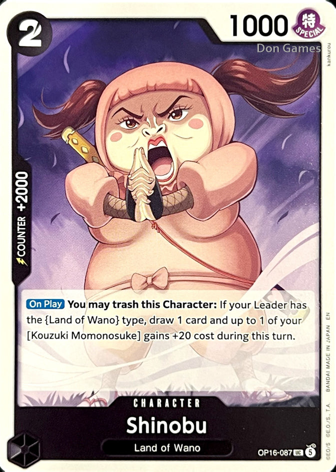 OP16-087 Shinobu Character Card