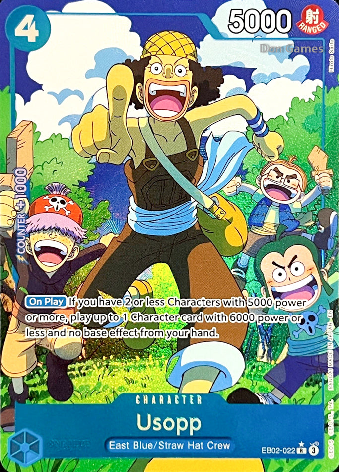 EB02-022 Usopp Character Card Alternate Art