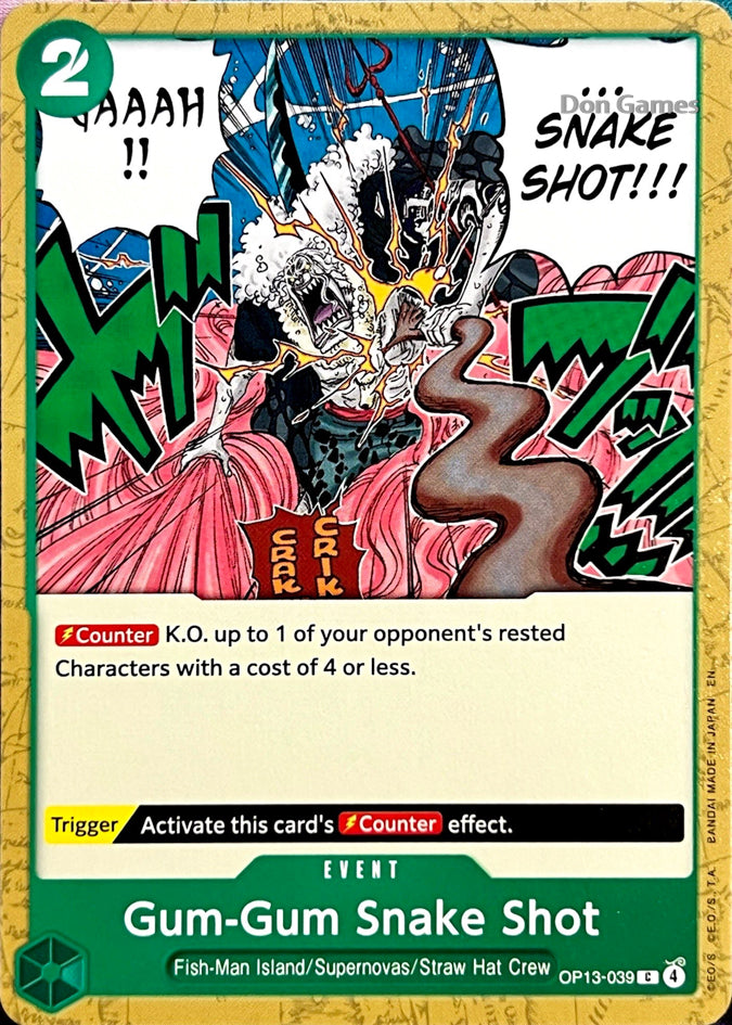 OP13-039 Gum-Gum Snake Shot Event Card