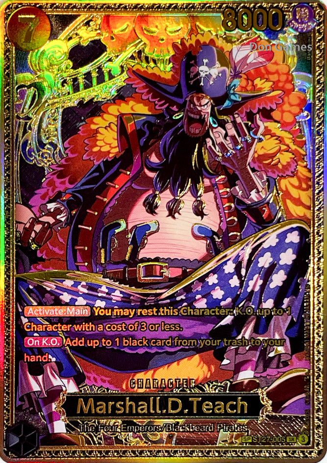 ST27-005 Marshall. D. Teach Character Card Special Alternate Art