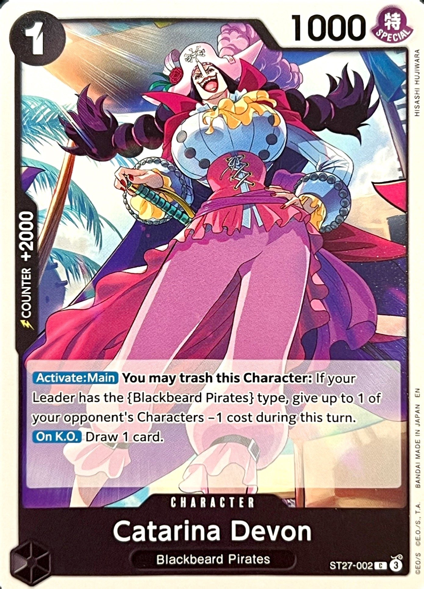 ST27-002 Catarina Devon Character Card
