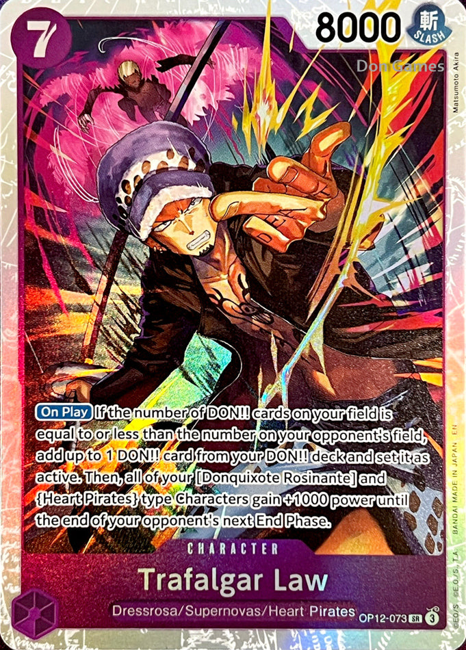 OP12-073 Trafalgar Law Character Card