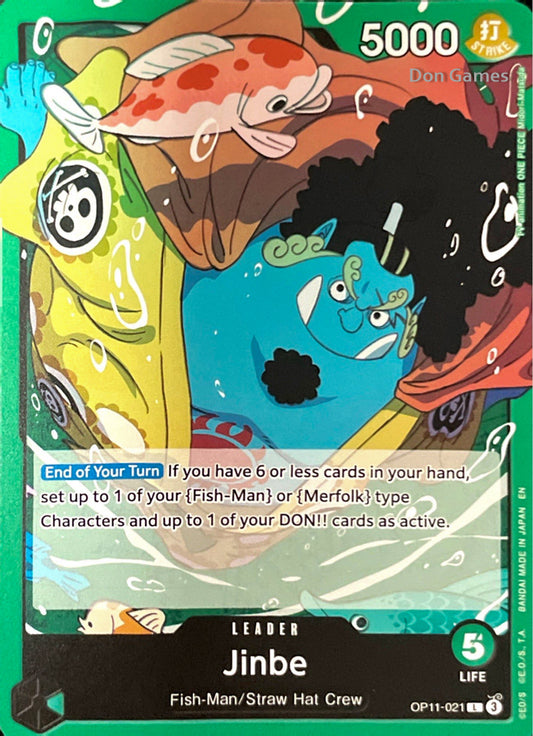 OP11-021 Jinbe Leader Card