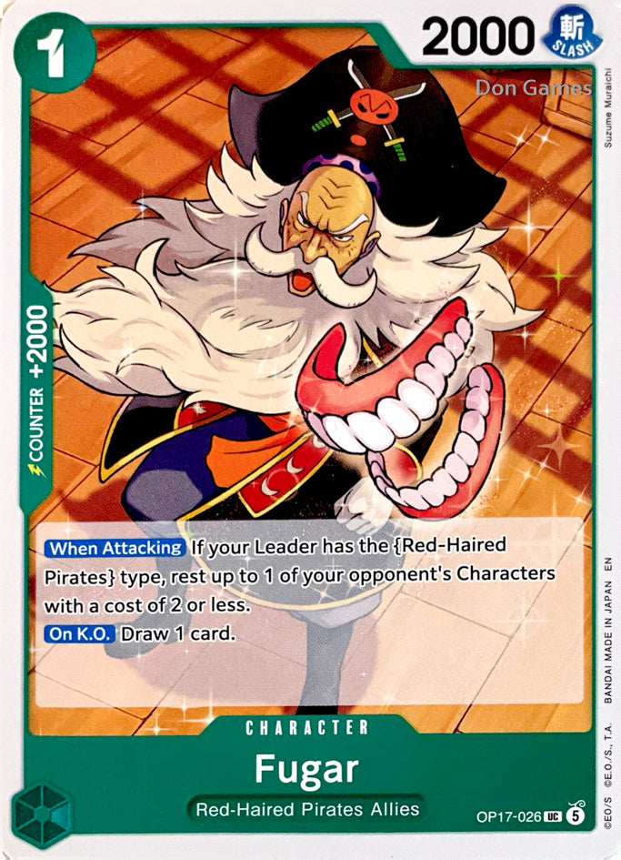 OP17-026 Fugar Character Card