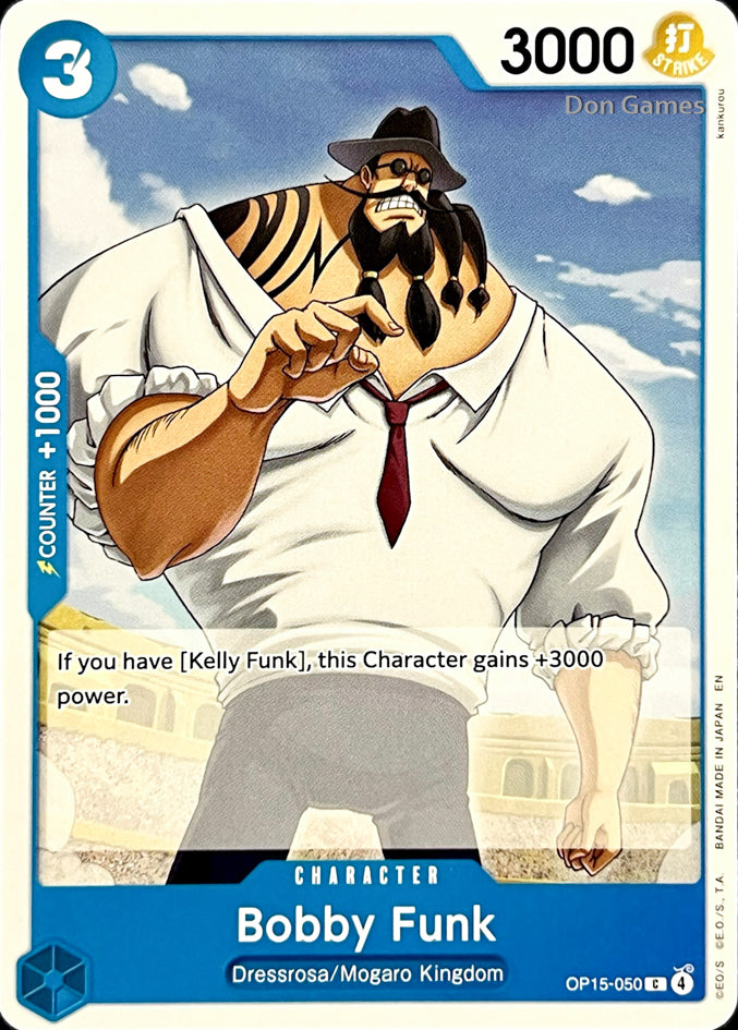 OP15-050 Bobby Funk Character Card