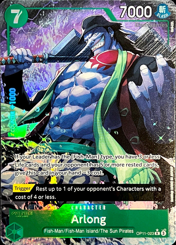 OP11-023 Arlong Character Card Alternate Art