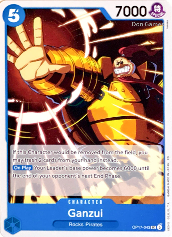 OP17-043 Ganzui Character Card