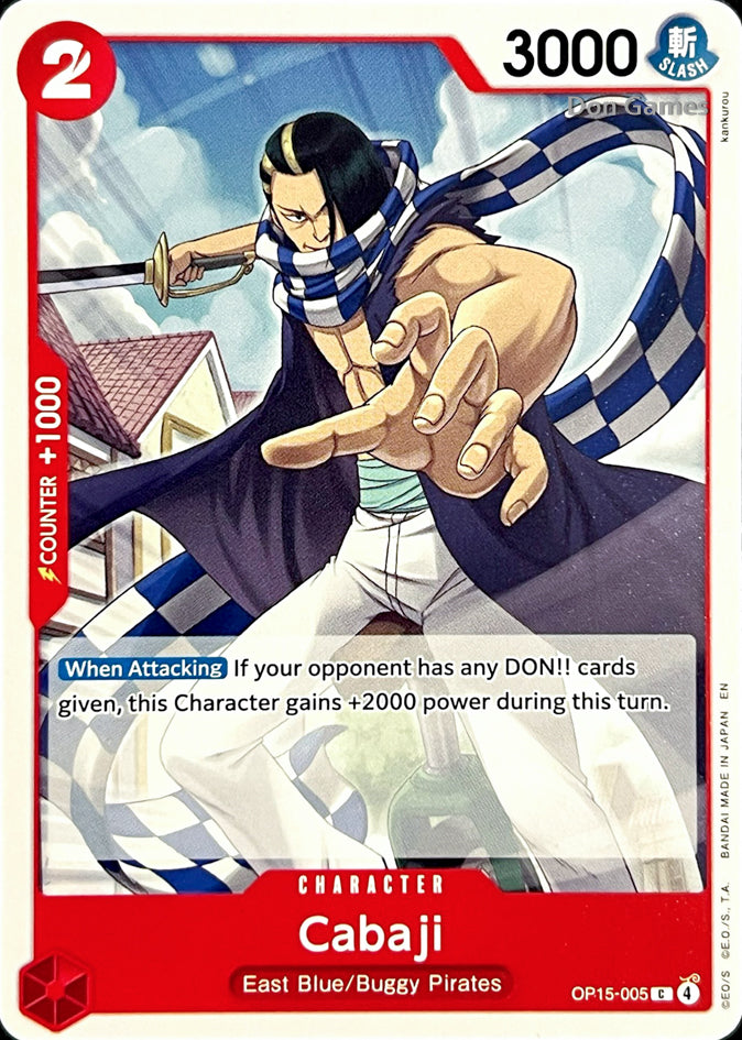 OP15-005 Cabaji Character Card