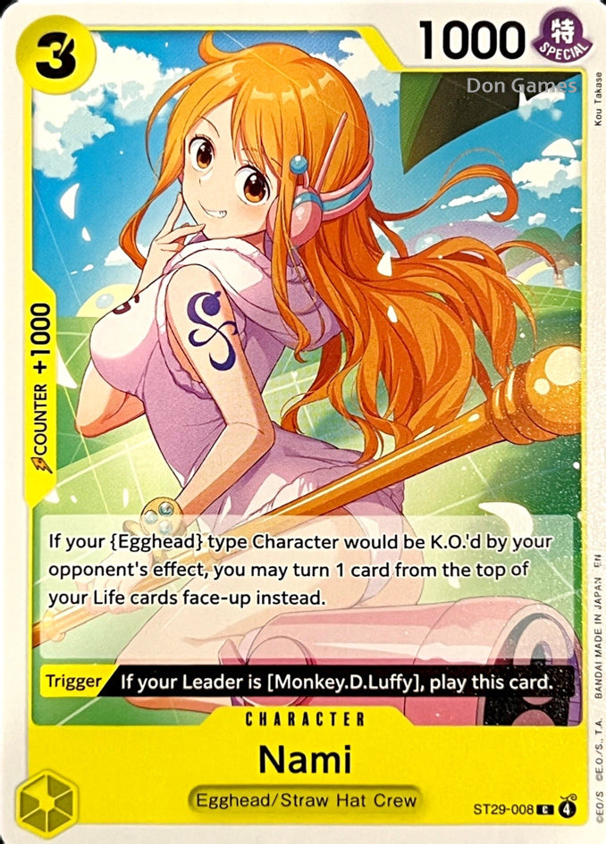 ST29-008 Nami Character Card
